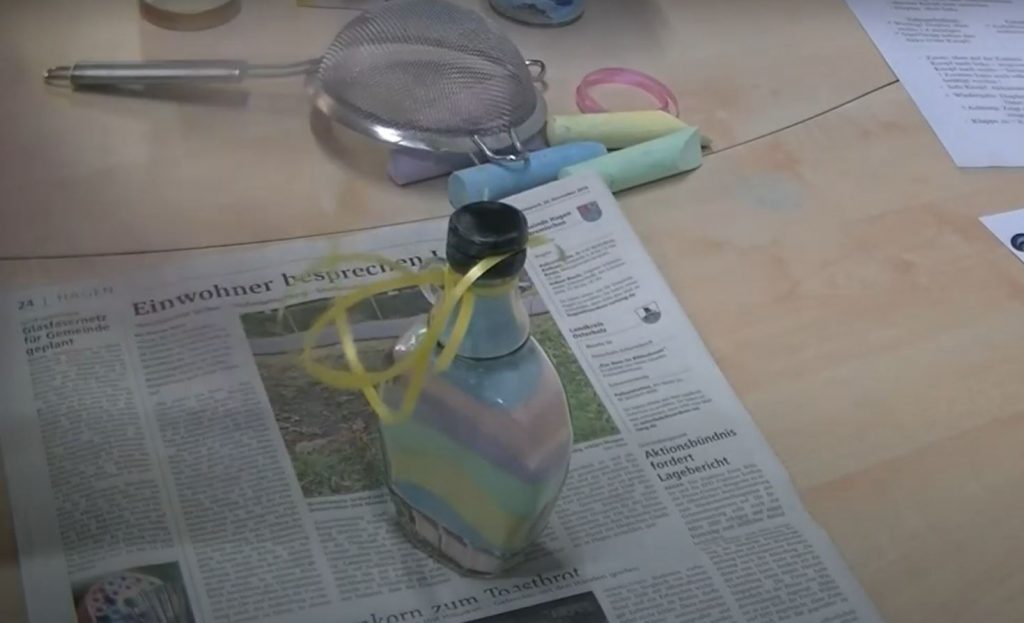 Foto Bastelprojekt Salzflasche