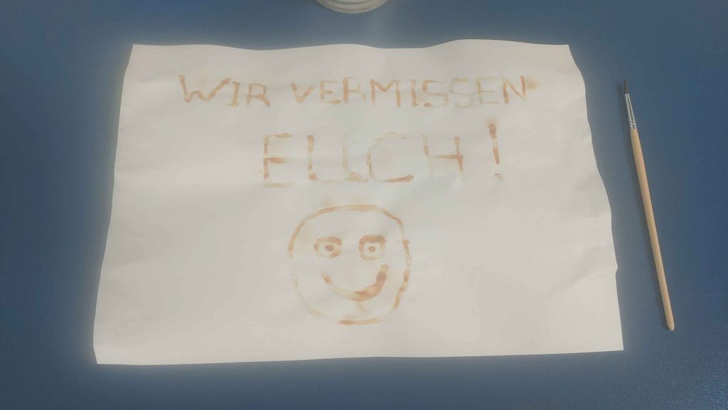 Foto Bastelprojekt Geheimtinte