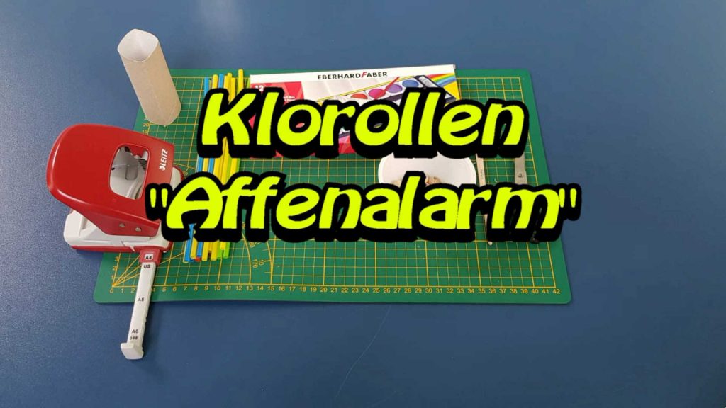 Foto Bastelprojekt Klorollen Affenalarm