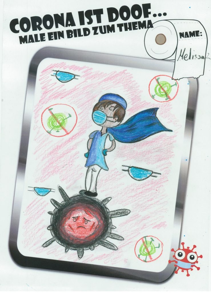 Bild Malwettbewerb Corona ist Doof