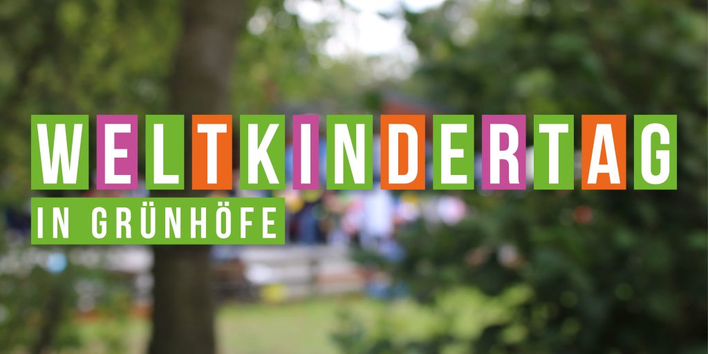 Grafik Weltkindertag in Grünhöfe