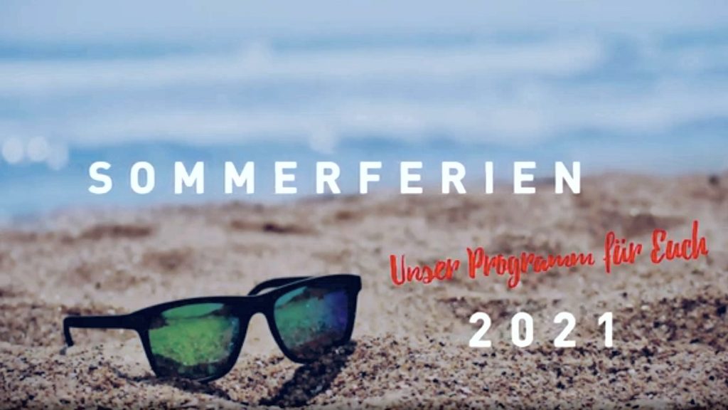 Werbegrafik für das Sommerferienprogramm 2021