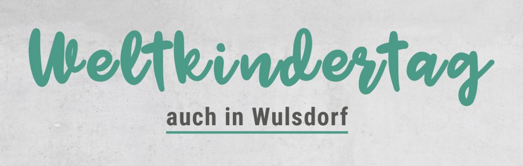 Plakat Weltkindertag in Wulsdorf 2021