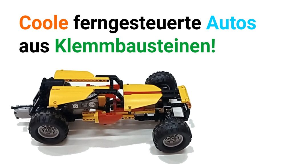 Grafik Autos aus Klemmbausteinen