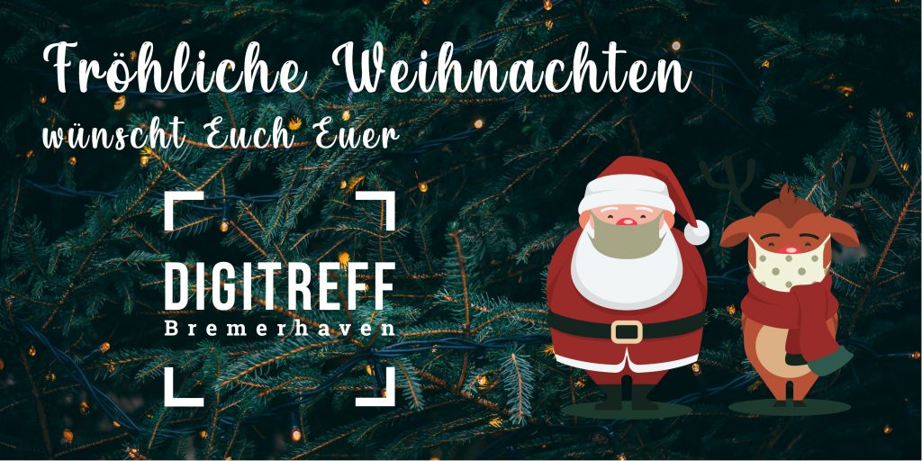 Grafik Fröhliche Weihnachten vom Digitreff