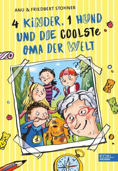 Buchcover 4 Kinder, 1 Hund und die coolste Oma der Welt