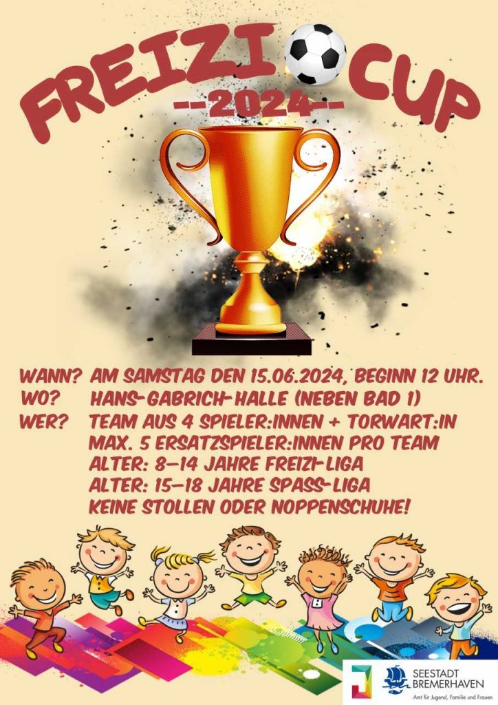 Poster des Freizi Fussball Cup 2024